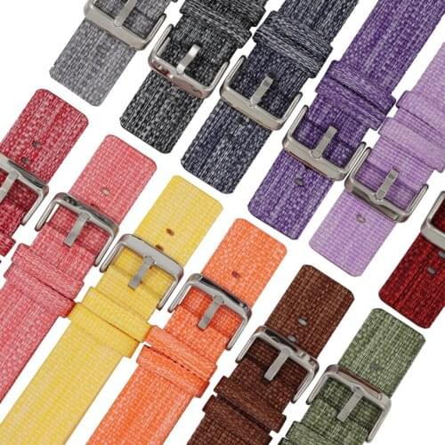 Nylon Strap 18mm 20mm 22mm Watch Band Canvas Watch Straps Watch Accessories Sports Wrist Watch Strap Watchbands 2020 New