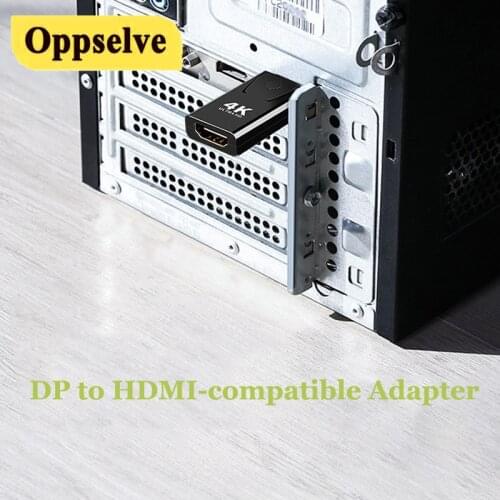 DP to HDMI-compatible Cable Adapter 4K 60Hz Male To Female Display Port to HDMI-com Cable Adapter Converter For TV PC Projector
