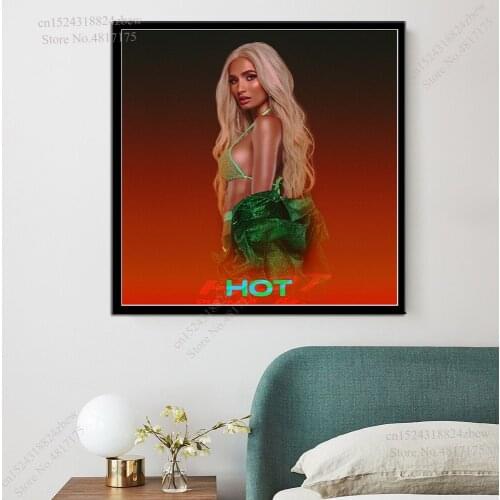 Flo Milli Poster Rapper Singer Music Album In The Party My Attitude HOT Weak Canvas Painting Wall Art Poster and Print Home Deco