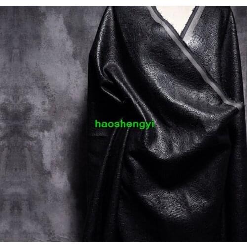 Embossed bump texture matte nubuck leather special creative designer fabric/half price