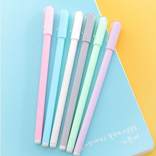 Simple Scrub Gel Pen 0.5mm Student Writing Pen Black Pen Office Pen Gel Pen Learning Stationery School Office Supplies