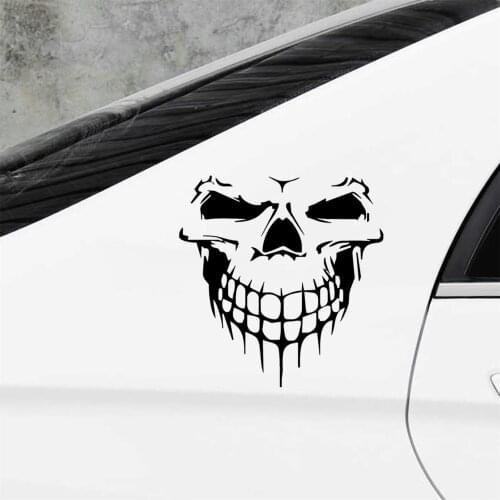 Self-Adhesive Skeleton Sticker Removable Waterproof Car Sticker Personalized Halloween Decoration JDH88