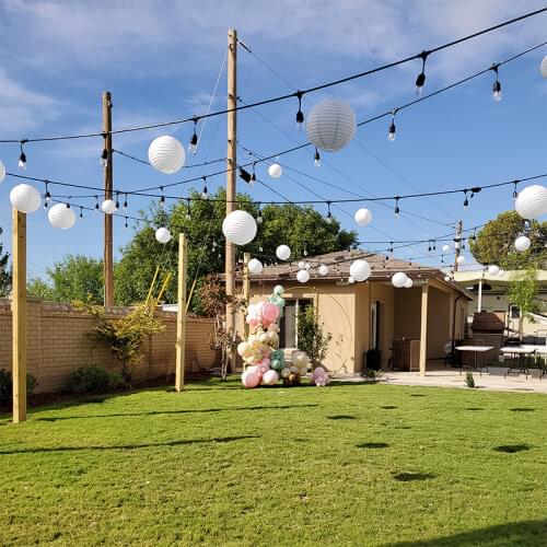 30pcs/Lot Chinese white hanging Round Paper Lantern Wedding Birthday Party Decoration Holiday Supplies craft DIY Wishing lampion