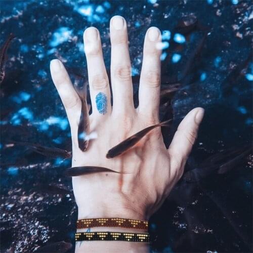 BLUESTAR Bohemian Glass Beads Chain Bangle Miyuki Accessories Red Blue Heart Flamingo Charms Bracelet For Women 2020 Jewelry