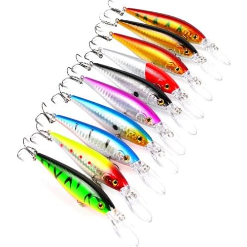 11.5cm 10.5g Artificial Hard Bait Treble Hook Fishing Lure Swimbait Crankbait lifelike Mini Fish Wobblers Pesca with Hook