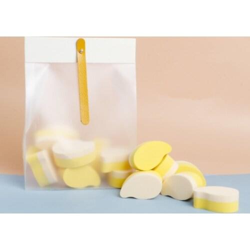 15pcs Makeup Liquid Foundation Cream Sponge Mango Shape Smooth Cosmetic Powder Blender Puff Face Make Up Tool Soft Wholesale