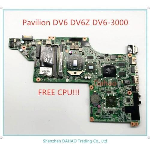 DA0LX8MB6D1 603939-001 (595133-001) LAPTOP MOTHERBOARD For HP PAVILION DV6 DV6-3000, DDR3 HD 5650 +FREE CPU