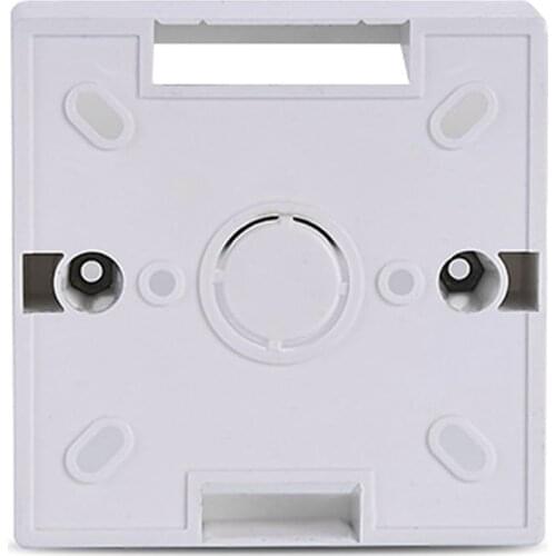 86X86 PVC Thickening Junction Box Wall Mount Cassette For Switch Socket Base Switch Bottom Box Electrical Box Accessories L69A