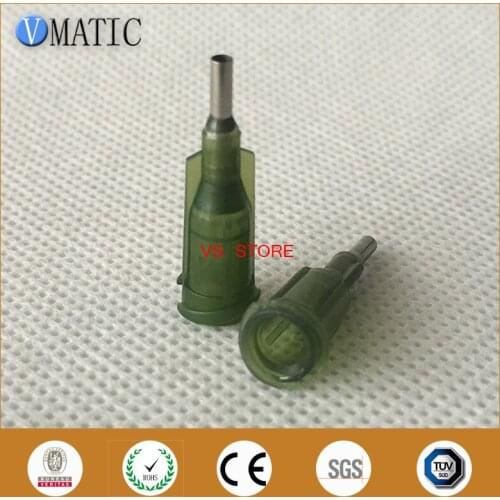 Free Shipping Trade Assurance 100Pcs 14G 1/4'' Inch Stainless Steel Tip Dispensing Luer Lock Syringe Needle Tips Screw Needle