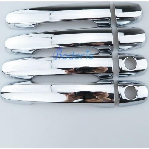For Toyota Hilux VIGO SR5 MK6 PICKUP 2005-2014 Door Handle Cover And Bowl Insert Trim Chrome Car Styling Accessories