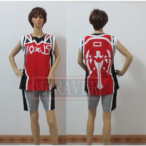 LOL The Hand of Noxus Darius Cosplay Costume Basketball Suit custom-made Any Size