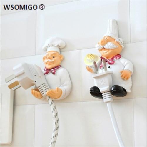 Kitchen Tools 1pcs Kitchen Wire Storage Hook Kitchen Gadge Plugs Holders Rack Home Accessories Kitchen Accessories De Cocina-S