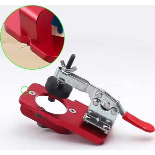 Woodworking Hole Opener 35MM Hinge Jig Kit Door Hinge Drilling Guide Locator Hole Puncher for Carpenter