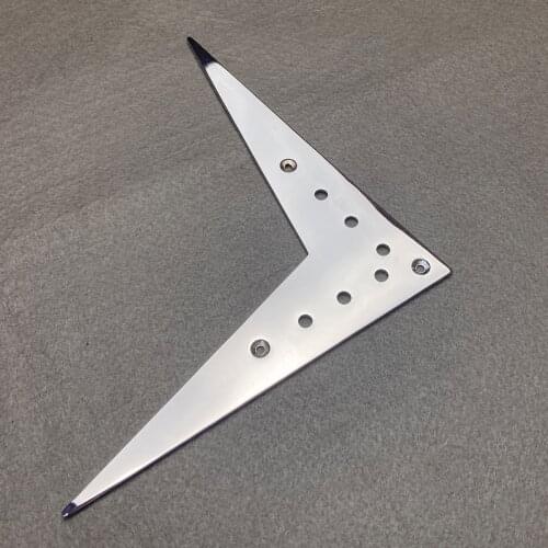 FLEOR Metal Flying V Electric Guitar Tailpiece Plate Guitar Parts