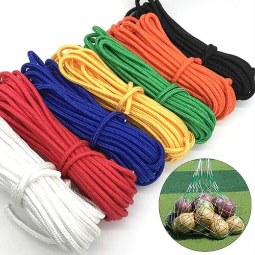 10M 8mm Braided Nylon Polypropylene Rope Strong PP Climbing Boat Yacht Sailing Pulley Clothes Line DIY Craft Decoration 10 color