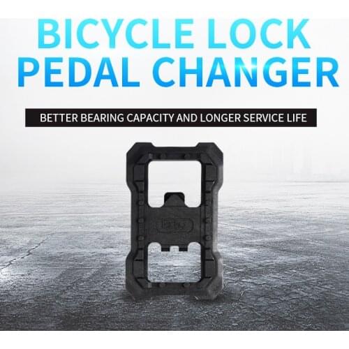 Bicycle Pedal anti-skid MTB Bike Clipless Pedal Platform Adapter Convert For M520 M8000 M9000 Bike Clip Pedal Adaptor