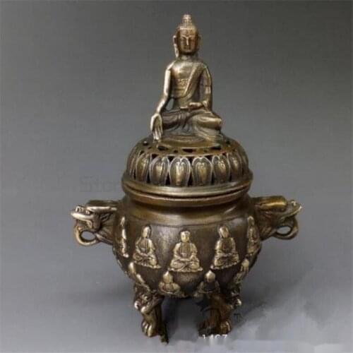 Copper Incense Burner, Amitabha, Line Incense, Disc Incense, Buddha, Buddhist Activities