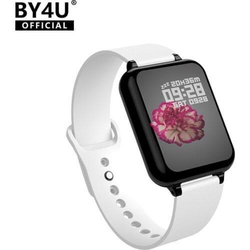 BY4U B57 Smart Watch Women Waterproof Ladies Watch Sport Fitness Tracker Men Smartwatch Bluetooth For Android iOS