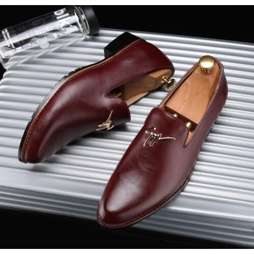 Shoes For Wedding Italian Leather Shoes Summer For Men Mens Moccasins Formal Mens Trend Casual Party Man Shoe High Heel Dress
