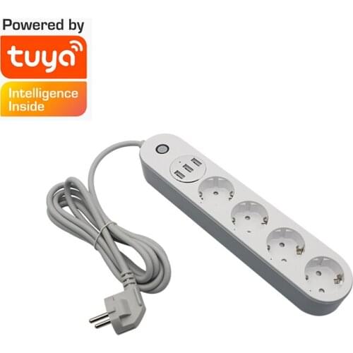 Tuya Smart 2.4GHz wireless type supports device sharing smart WiFi plug socket