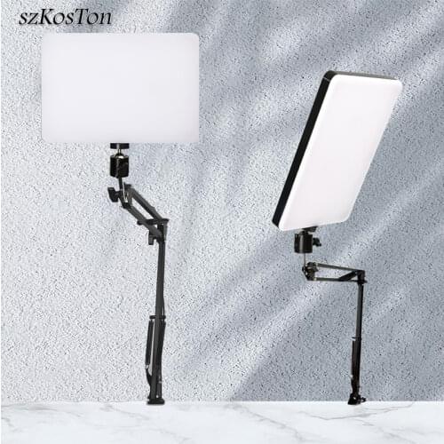 10inch LED Lighting Panel With Long Arm Holder 3200K-6000K Photography Light Remote Control For Live Stream Video Photo Lamp