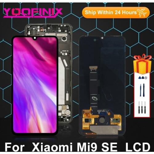 5.97" 100% Original For Xiaomi Mi 9 SE Display Touch Screen Digitizer Replacement Parts For Mi 9 SE LCD Display M1903F2G