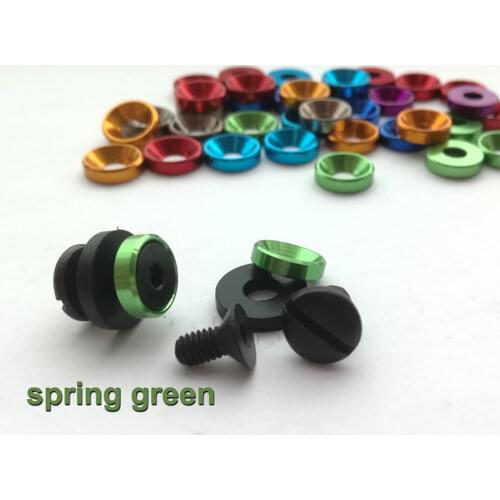 7.5mm x 5mm Spring green Color Kydex Holster SUS304 screw knife scabbard chicago screw Suitable for Tek lok buckle screw DIY