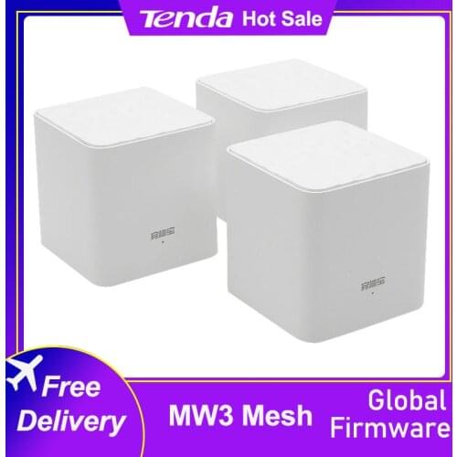 Tenda MW3 Wireless Router for Whole Home Wifi Coverage WiFi System Wireless Bridge, APP Remote Manage Support English Firmware