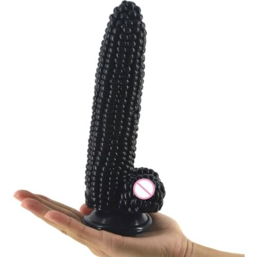 Big dildo suction cup fake penis corn dick sex toys for women particle surface vagina stimulate beads anal dildo sex shop