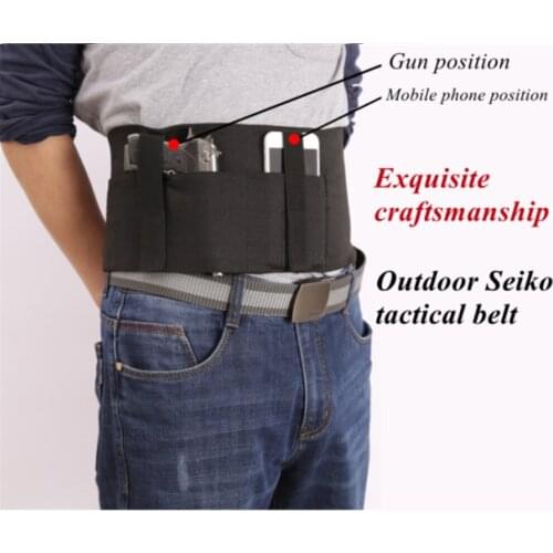 Tactical Waist Back Support Belt 95CM Elastic Girdle Fitness Sports Belt Multifunctional Universal Waist Cover Left and Right