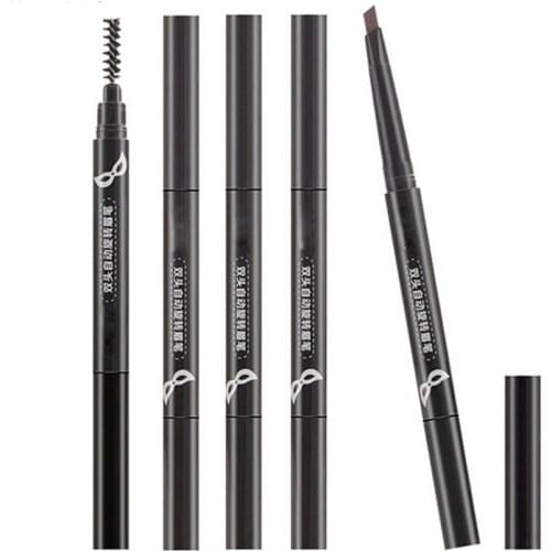 5 Colors Drawing Eyebrow Pencil Eye Liner Pen Waterproof Auto Eye Brow Pencil Brush Enhancer Permanent Eyes Makeup Tools GJ27