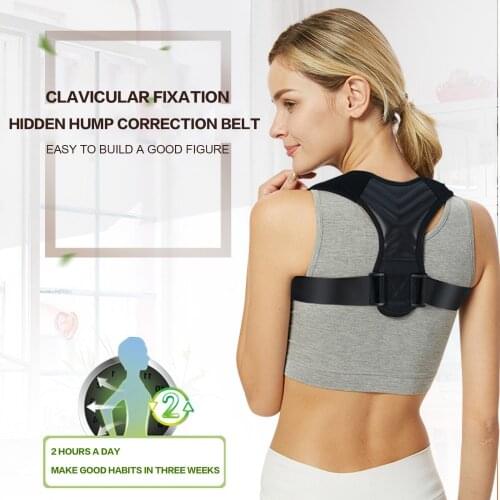 Spine Posture Corrector Back Support Belt Shoulder Bandage BaAdult Back Kyphosis Correction Belt Anti-kyphosis Posture Corrector