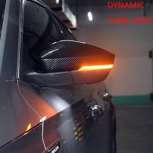 NEW Dynamic LED Turn Signal Blinker for Skoda Octavia Mk3 A7 5E Mirror for VW T-roc Troc 2014 2015 2017 2018 2019 T-cross Nivus
