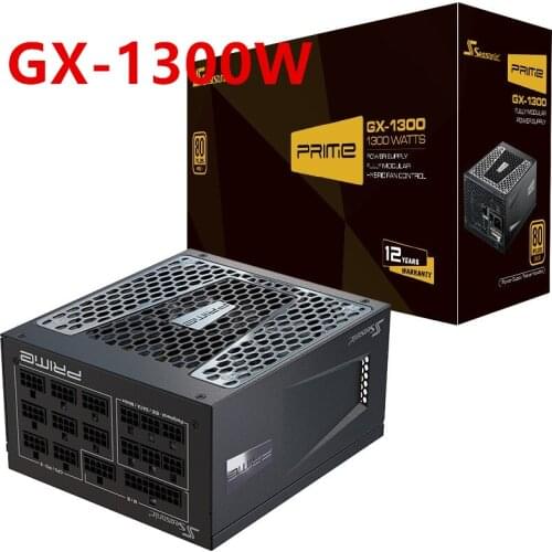 New PSU For Seasonic Prime Full Modular 80plus Gold Silent 1300W Power Supply SSR-1300GD