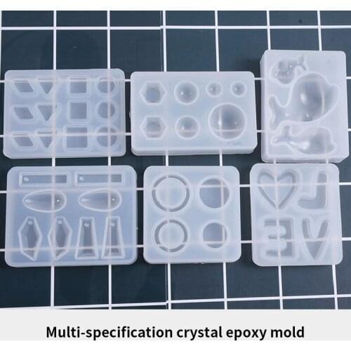 Heart-Shaped Ornaments Love Gift Irregular And Round Earrings Mold DIY Dolphin Mold Jewelry Ornaments