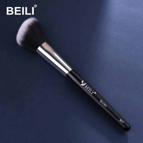 BEILI 1 piece Synthetic hair Contour Blush Loose Powder Cream foundation Single Makeup Brushes