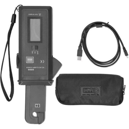 ETCR6000 AC/DC Clamp Leaker Leakage Current Tester 0mA-60.0A 99 Units LCD Digital Clamp Meter Ammeter