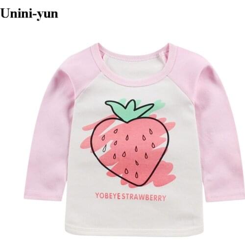 Spring Baby Kids Girls Character Print Leisure Long Sleeve T-shirt Jerseys Girl Clothes T Shirt Top roupas infantis menino