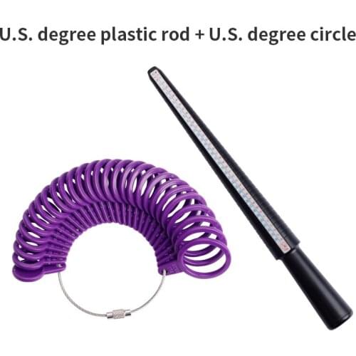 Jewellery Tools Ring Size Mandrel Stick Finger Gauge Ring Sizer Measuring Jewelry Tool Set Ring Size Fashion Jewellery Tools