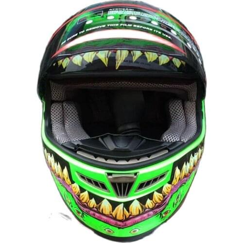 Winter season motocross off road accessories full face motorcycle helmet capacete de ece approved