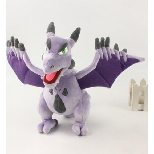27cm Anime Pokemon Aerodactyl Plush Toys Soft Stuffed Animals Cartoon Doll Gifts For Children