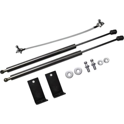 Car Styling Auto Front Bonnet Hood Modify Gas Struts for Ford Explorer 2016-2019 Lift Support Shock Damper Carbon Fiber Absorber