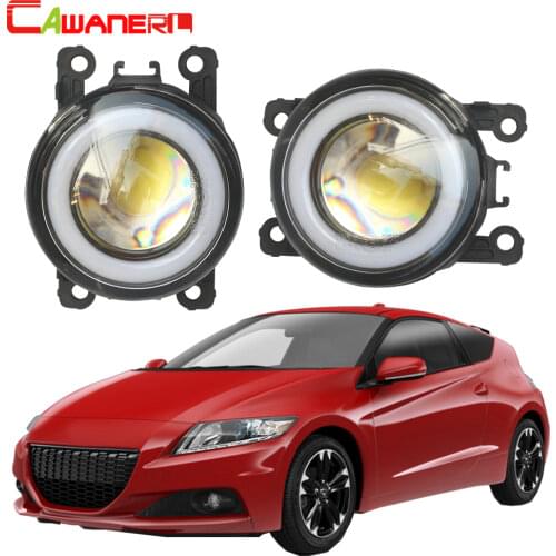 Cawanerl For Honda CR-Z CRZ 2013 2014 2015 Car LED Bulb Fog Light COB Angel Eye DRL Daytime Running Lamp H11 12V Styling