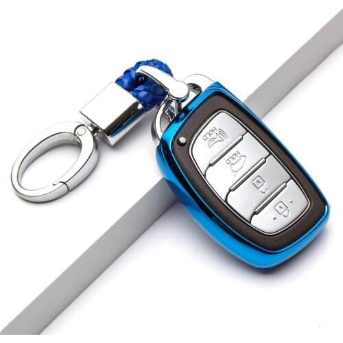 TPU Car Key Cover Protection Case For Hyundai Hb20 Solaris I30 IX20 Crete Getz IX25 Auto Key Shell Bag Car Styling