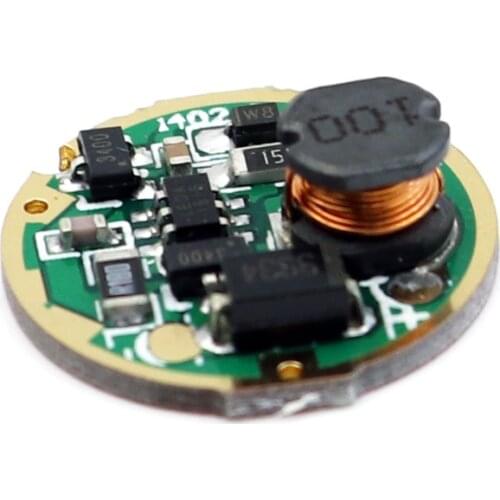 Flashlight driver 3v-18v 17mm 1A single mode driver diy circuit board drive for xml t6 u2 l2 xpl 18650 26650 battery flashlights