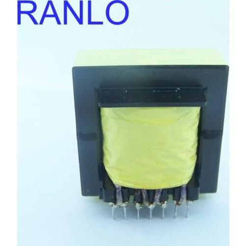 EE55 DC to AC inverter transformer 1200W 24V to 350VDC vertical 7+7 push pull SMPS ferrie core transformer