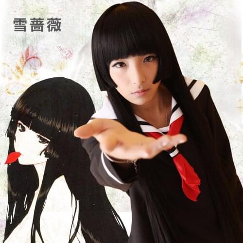Hell Girl Enma Ai cosplay animation services sailor suit girls school uniform Free Shipping