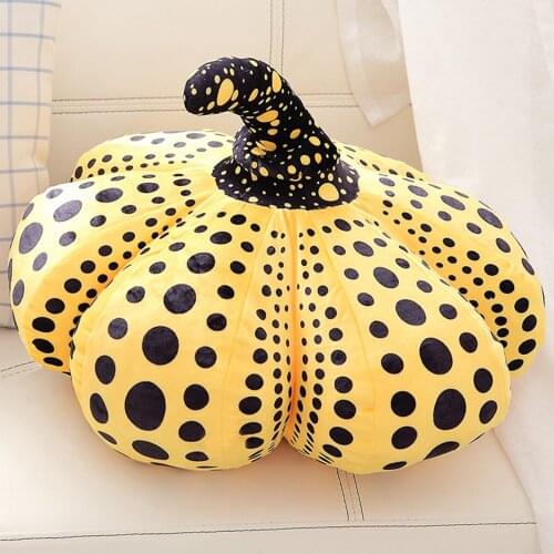 Creative Pumpkin Plush Toy Halloween Photography Props Party Decor Stuffed Vegetable Pumpkin Shaped Pillow 20/30/40/50cm