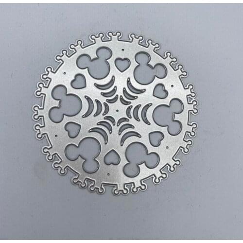 Metal Cutting Dies Head and heart shaped graphics Stencils for DIY Scrapbooking Album Paper Card Embossing New 2019 Die Cut