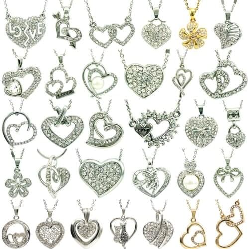 JINGLANG Fashion Simple Heart Choker Necklace & Pendants Woman Bohemian For Women Jewelry